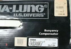 NEW Aqua Lung US Diver Sonic 2 Size L BC Scuba Diving Vest Buoyancy Compensator