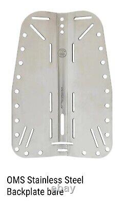 NEW? OMS Stainless Steel Backplate Scuba Snorkeling Buoyancy Compensat BCD