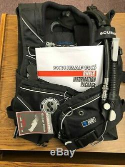 NEW Scubapro Seahawk BCD Black Large With Power Inflator
