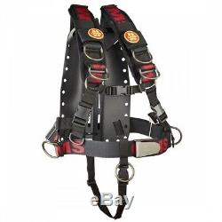 OMS ALuminum Backplate with Comfort Harness OMS AL System II for Scuba Diving