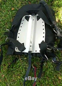 OMS Aluminum Back Plate Wing Harness Scuba Diving Dive BCD BC