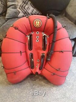 OMS Single Bladder Wing 94 lb Lift Wing Ali Plate & Comfort Harness FREE P & P