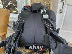 OMS Trans Pac Single Bladder Wing BCD Size XS-M, Weight Integrated Scuba Dive BC
