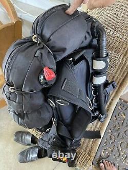 OMS Trans Pac Single Bladder Wing BCD Size XS-M, Weight Integrated Scuba Dive BC