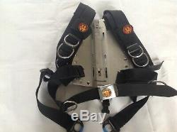 OMS stainless stell backplate and comfort harness