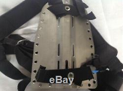 OMS stainless stell backplate and comfort harness