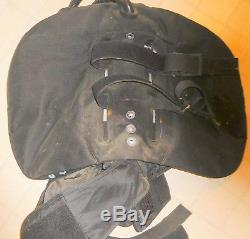 OMS system scuba BCD harness/wing/back plate, diving gear, storage packs lot
