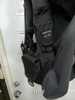 Oceanic Chute 3 Weight Integrated BC BCD Scuba Diving Medium MD M EXCELLENT