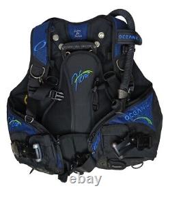 Oceanic Hera Size Large Oceanic Scuba Diving BCD Vest-UNTESTED- Nice! SeeDetails