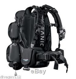 Oceanic JetPack Complete Scuba Diving Travel System Convertible BCD Dry Backpack