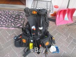 Oms Complete Technical Dive Bcd /bc System Iq Pack+wings +manta Wreck Reel +++++