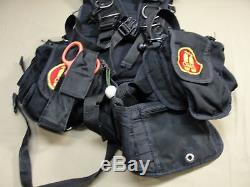 Oms Technical Scuba Dive B/c Bcd Harness Air Bladder Wings M-xl Vest Back Plate