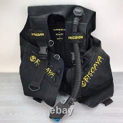 Poseidon Biscaya Powerlift BC/BCD Vest USA Made Scuba Diving Snorkeling size L