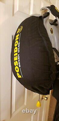 Poseidon One Diving Harness with Besea W100 BCD and 10 lbs of weights
