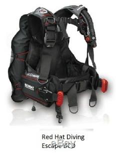 Red Hat Diving. Escape wing. Medium weight integrated BCD, new