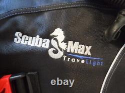 SCUBAMAX Travel Light Versa 9000 Size LARGE SCUBA BCD With AIR2