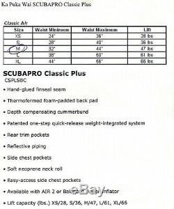 SCUBAPRO Classic Plus BCD, Size Medium, New in original box