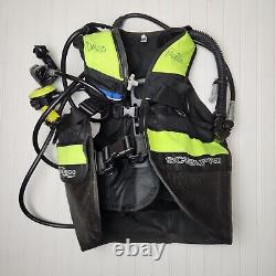 SCUBAPRO Glide 500 Black Yellow Scuba Diving Jacket Medium R190