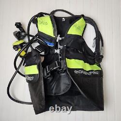 SCUBAPRO Glide 500 Black Yellow Scuba Diving Jacket Medium R190