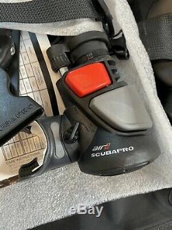 SCUBAPRO HYDROS PRO BC with AIR 2 MENS SizeLarge ColorBlack NEW in bag