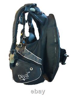 SCUBA Aqualung Ladies Diva LX bcd Size Small Weight Integrated