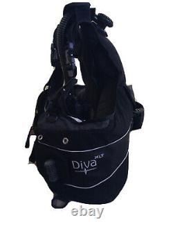 SCUBA Aqualung Ladies Diva XLT Weight Integrated bcd Size Large