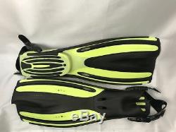 SCUBA Gear wetsuit, goggles, fins and buoyancy compensator, BC