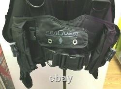 SEAQUEST WING BCD with Weight Pockets Size L SCUBA DIVING As Pictured