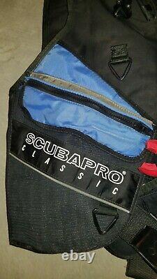 ScubaPro Classic Plus BCD with Air2 AND Hose Size Medium SCUBA Dive Diving