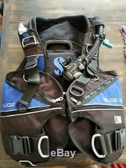 ScubaPro Glide Plus Large Blue Black Air2 Integrated Weight System