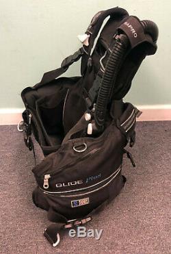 ScubaPro Glide Plus Scuba Diving BCD Weight Integrated Size Small Black