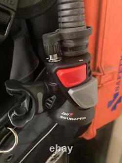 ScubaPro Glide X BCD Large Black WithAir 2 Safety Whistle