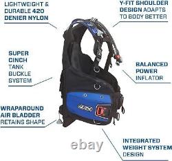 ScubaPro Glide with BPI BCD, Blue, XL