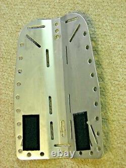 Scuba Diving Dive Tech OMS Stainless Steel Backplate SS back plate