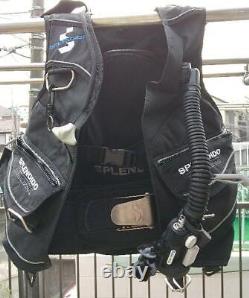 Scubapro BCD size XS black scuba Large Buoyancy Compensator Vest USED