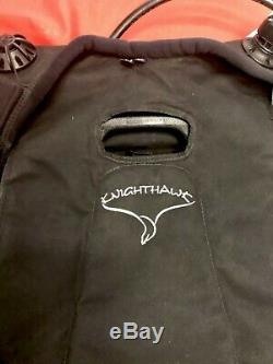 Scubapro Bcd Nighthawk Black Size XL Back Inflate Way Cool
