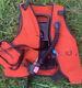 Scubapro Bright Neon Orange Scuba Dive B/c Large Buoyancy Compensator Bcd Vest S