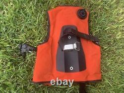 Scubapro Bright Neon Orange Scuba Dive B/C Large Buoyancy Compensator BCD Vest S