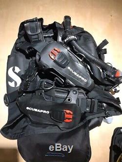 Scubapro Hydros Pro BCD Size Small New Scuba Diving Vest And Bag
