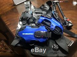 Scubapro Hydros Pro with 5th Gen. Air2 BCD Blue Mens Large