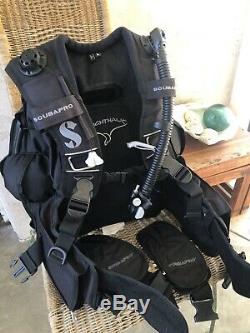 Scubapro KNIGHTHAWK Scuba Dive BCD, Size Large BC Weight Integrated New Inflator
