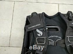 Scubapro NightHawk BCD, Medium, Back Inflation BC with Zeagle Inflator