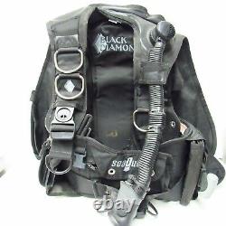 SeaQuest Black Diamond BCD Scuba Vest Size M/L Model 371093