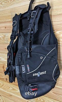 SeaQuest Pro QD i3 Scuba Dive Weight Integrated BC BCD Large, LG, L Jacket Style