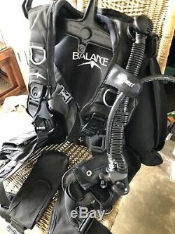 Seaquest Aqualung BALANCE Scuba Dive BCD Size Medium-Large (ML), With Airsource