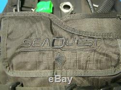 Seaquest Aqualung Black Diamond Buoyancy Compensator BCD XL Integrated Weights