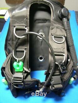 Seaquest Aqualung Black Diamond Buoyancy Compensator BCD XL Integrated Weights