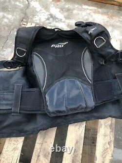 Seaquest Black Pro QD Size XL Scuba Diving Vest