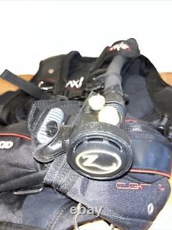 Sherwood Axis BCD CQR 2 Men's Large With Upgraded Zeagle Regulator Scuba Dive