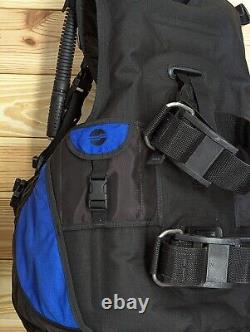 Sherwood Magnum Scuba Dive BC BCD Small Blue Black Buoyancy Compensator Vest